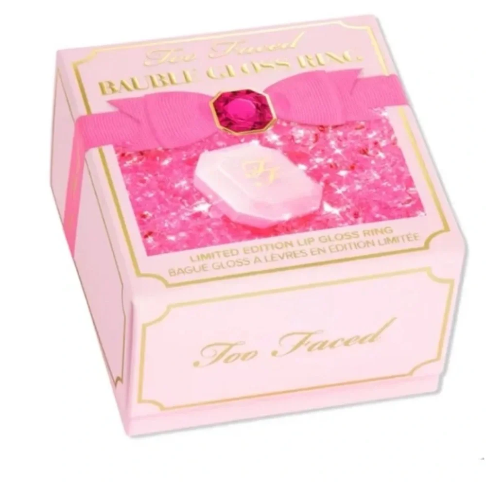 💎 Too Faced Limited Edition Lipgloss Bauble Gloss Ring Full-Size New In Box